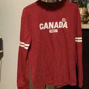 True North Red Shirt with Maple Leaf Patch